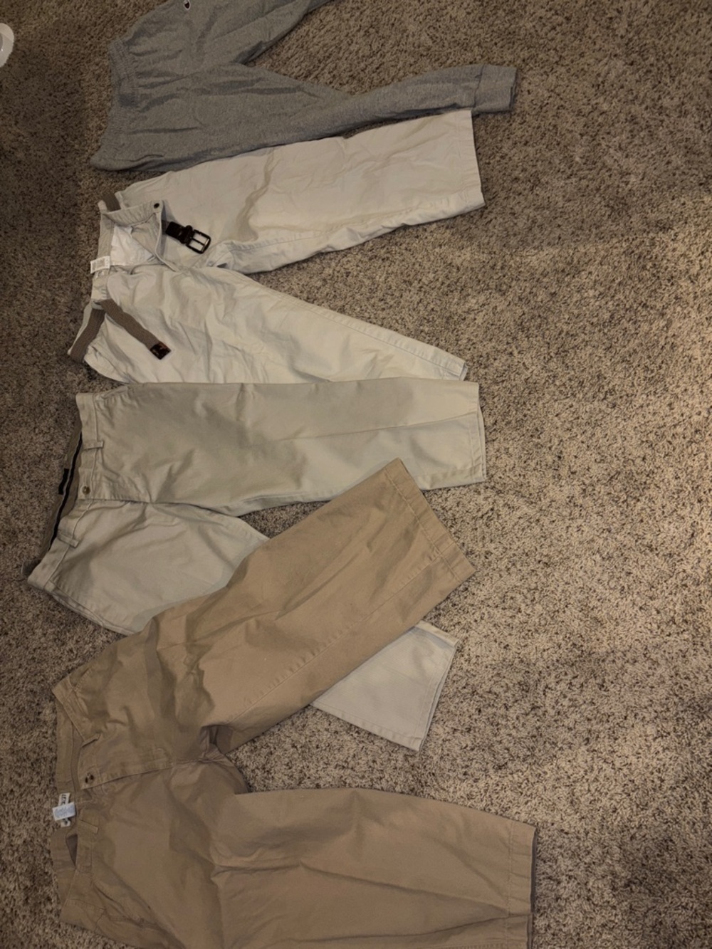 Columbia Men's Chinos & Khakis - Tan and Light Gray